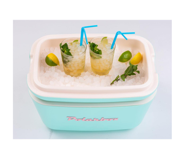 POLARBOX Lodówka turystyczna Polarbox Cyan – Baby Rose classic 20L - 1503804 - zdjęcie 3